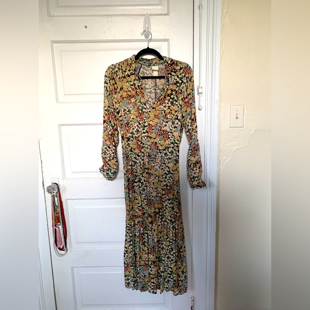 H&M floral midi dress